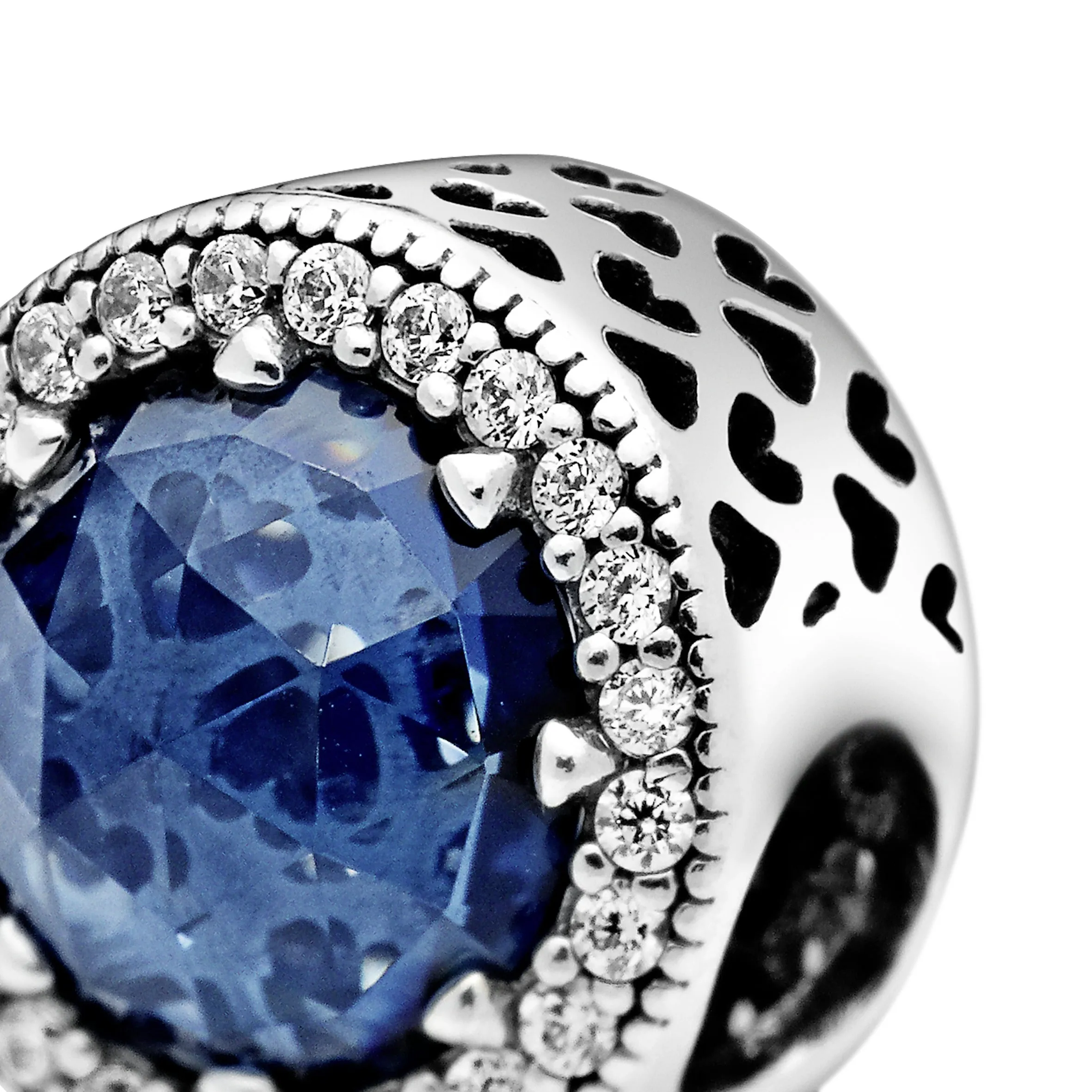 Sparkling Dark Blue Charm