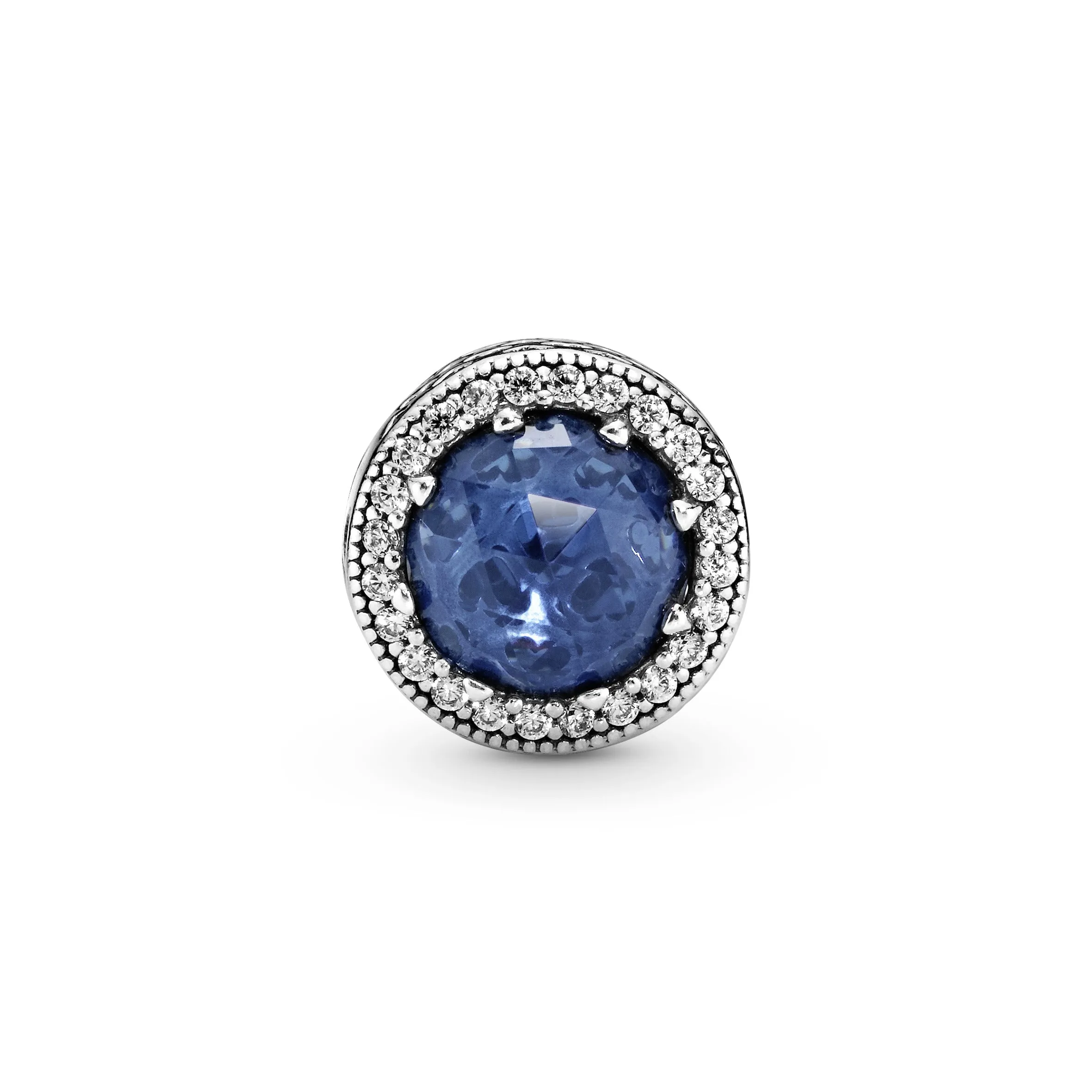 Sparkling Dark Blue Charm