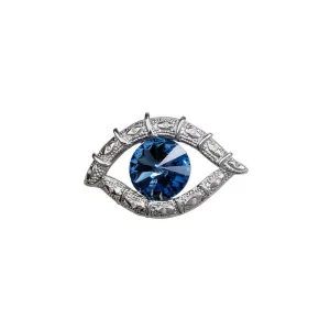Sparkling Rhinestones Evil Eye Brooch Evil Eye Pin For Men Women