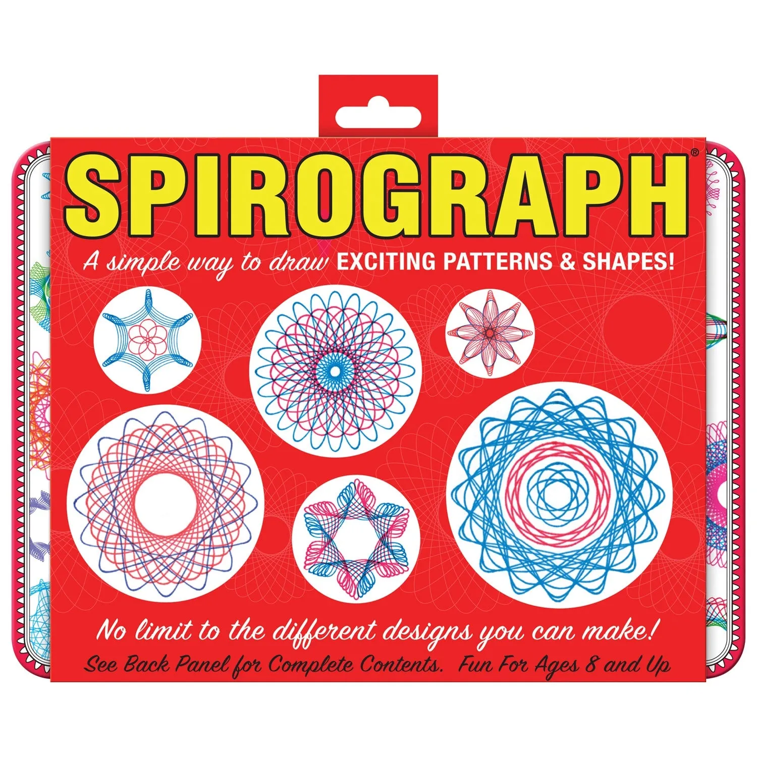 Spirograph -Retro Design Tin