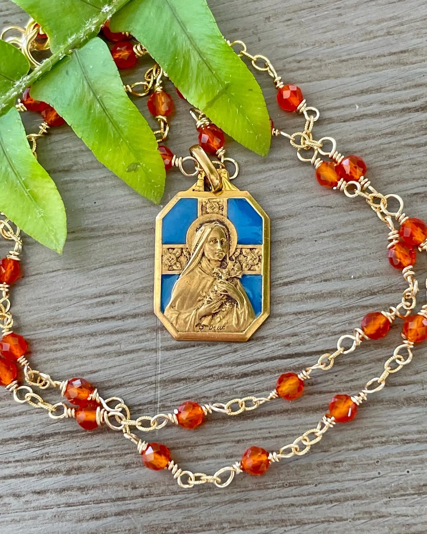 St. Theresa Vintage French Medal