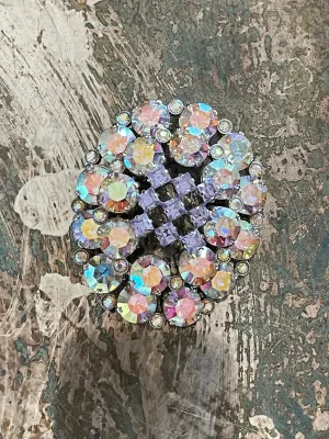 Stunning Vintage Austrian Crystal Brooch