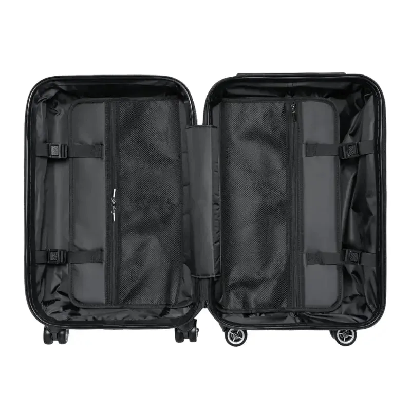 Stylish Travel with Colorful Geometric Pattern Suitcase