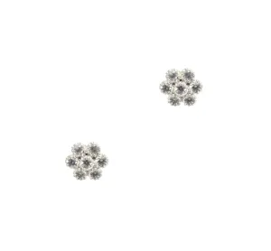 TAI CZ FLOWER STUDS - SILVER
