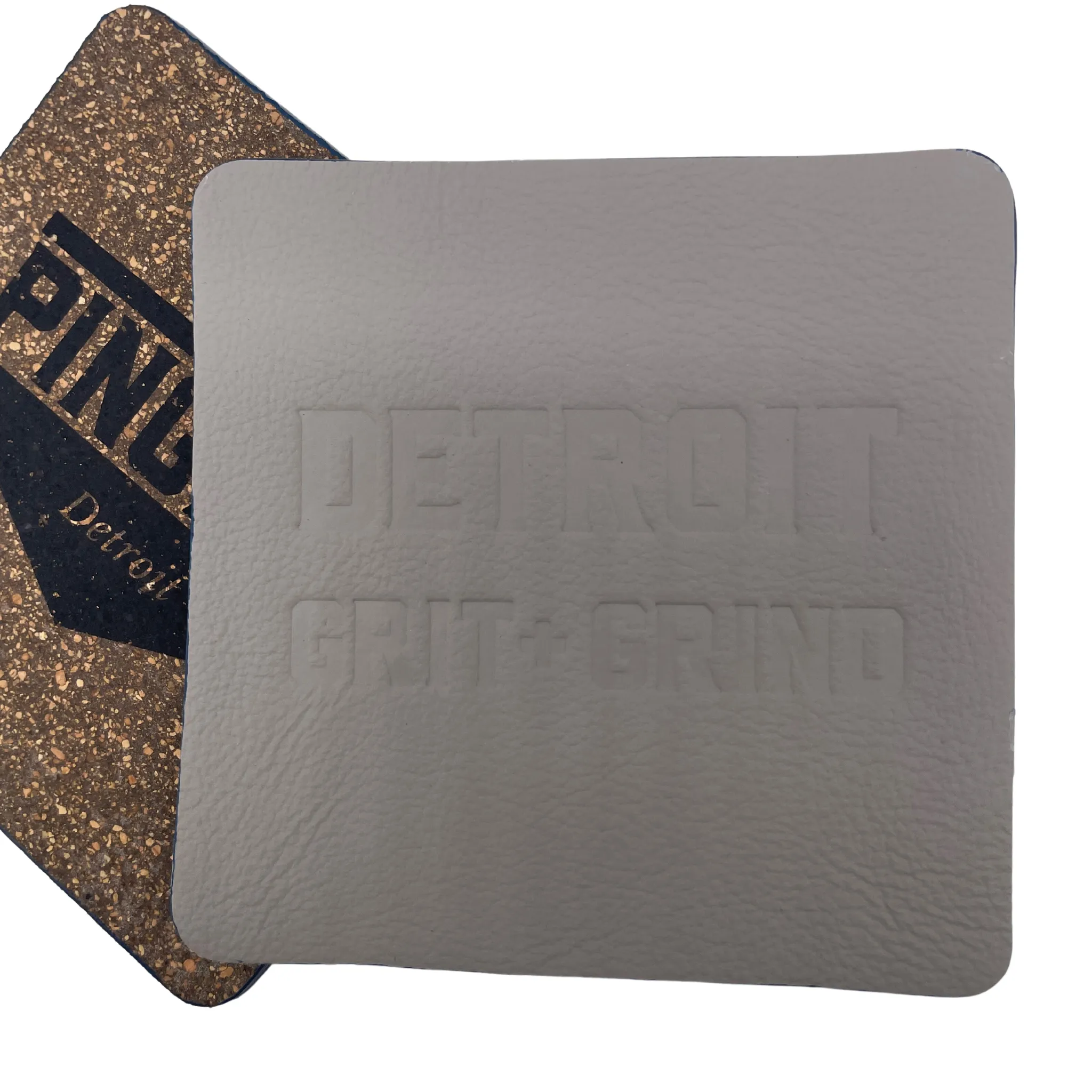 The “Detroit Grit   Grind” Corktown Coasters - Set of 2