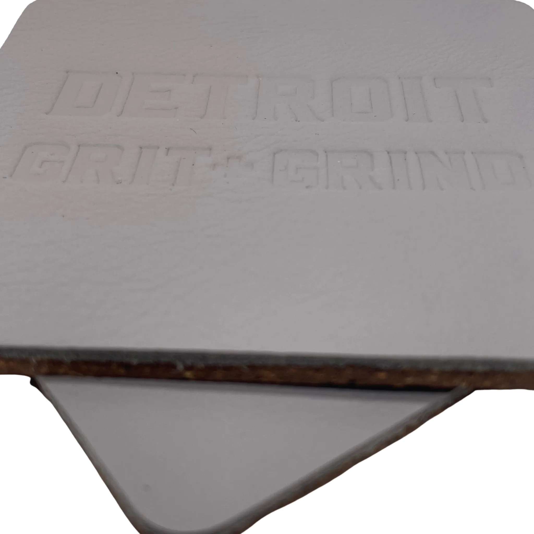 The “Detroit Grit   Grind” Corktown Coasters - Set of 2