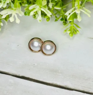The Diana Pearl - 10mm Studs