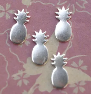 Tiny metal Pineapple Blanks, Mini Pineapples