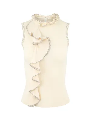 Ulla Johnson Brea Top in Pearl
