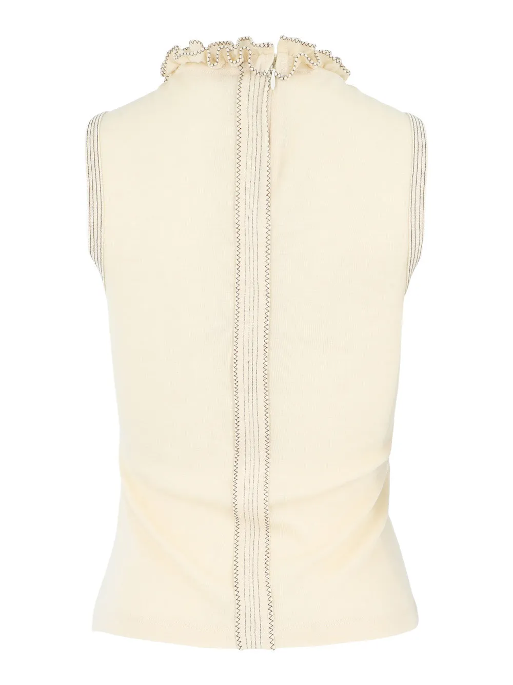 Ulla Johnson Brea Top in Pearl