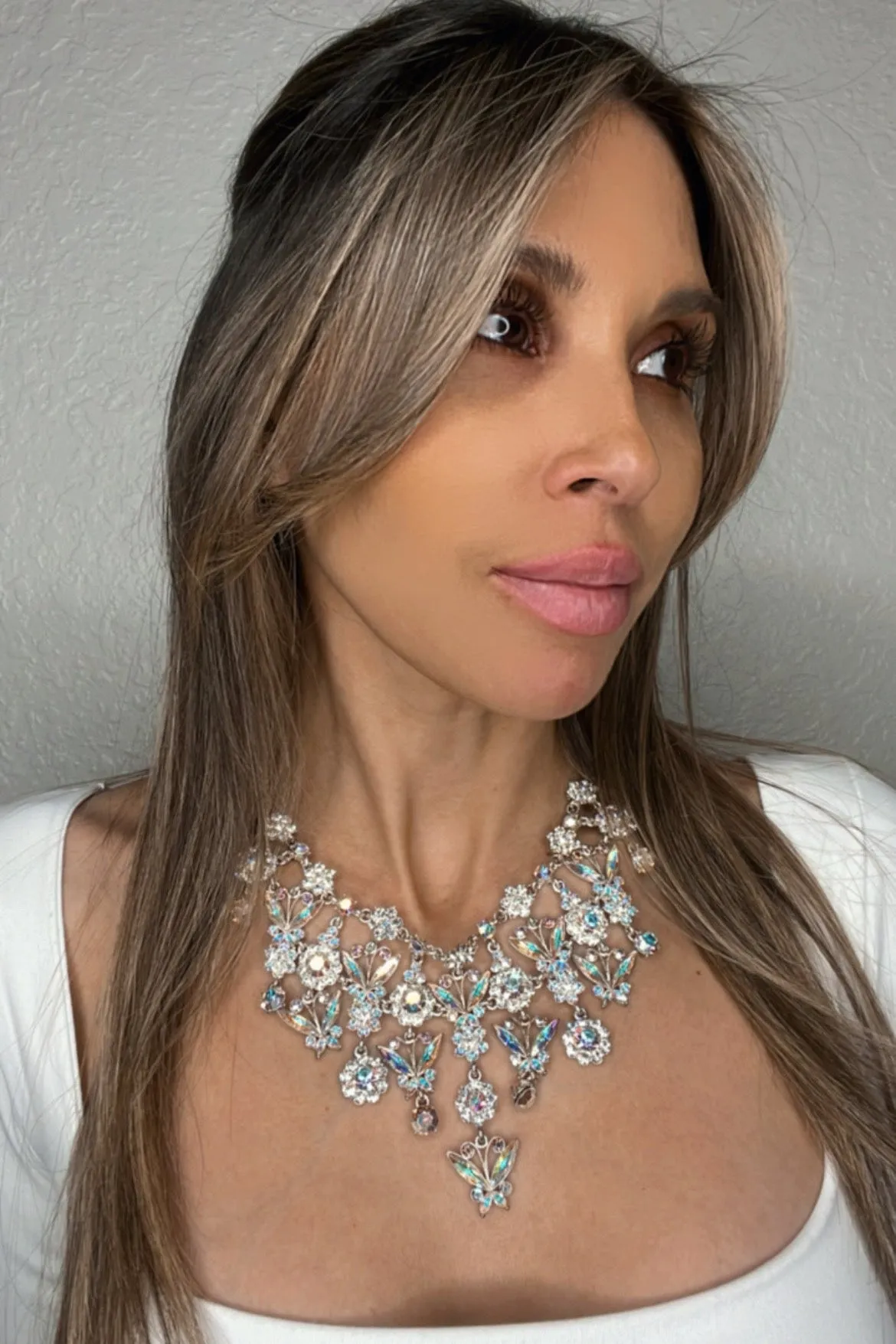 Ultimate Crystal Multilayer Statement Necklace