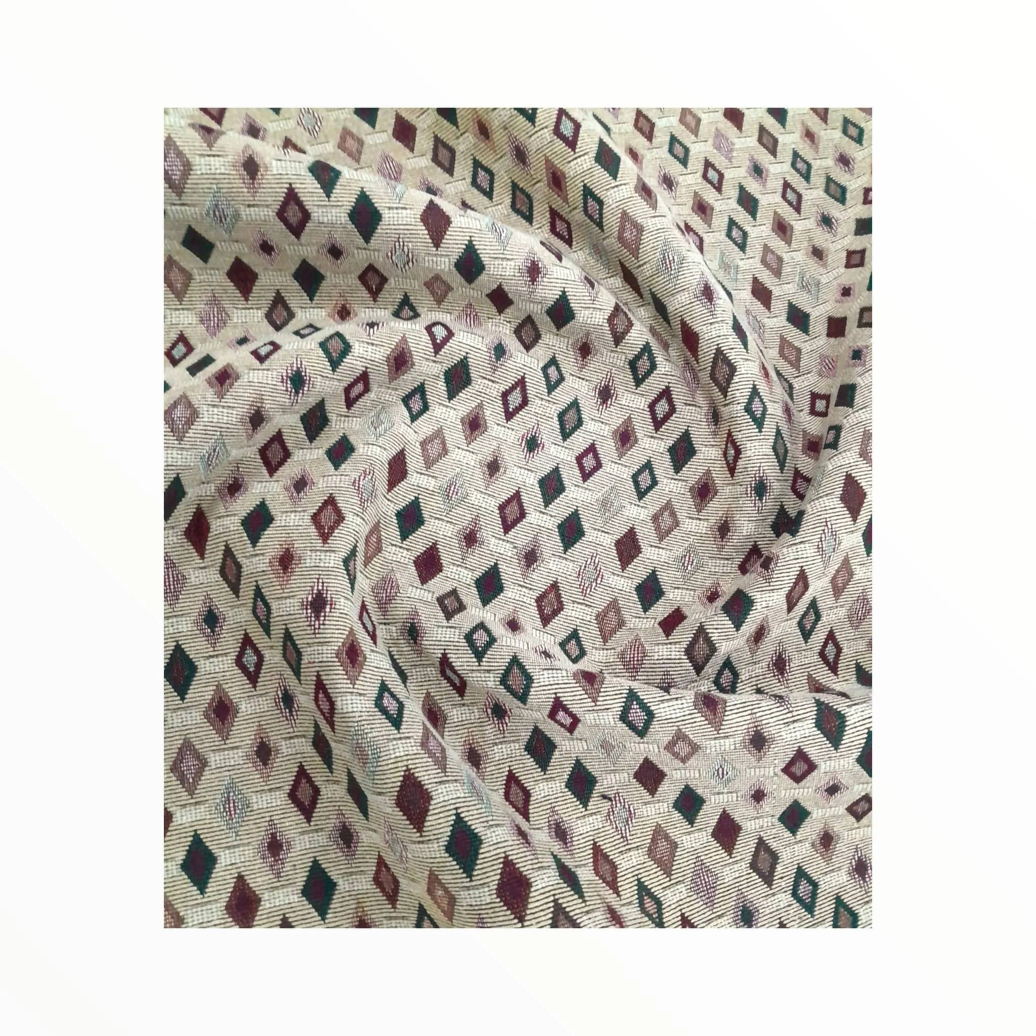 Upholstery Barcelona Tapestry Fabric Small Diamonds 140 cm