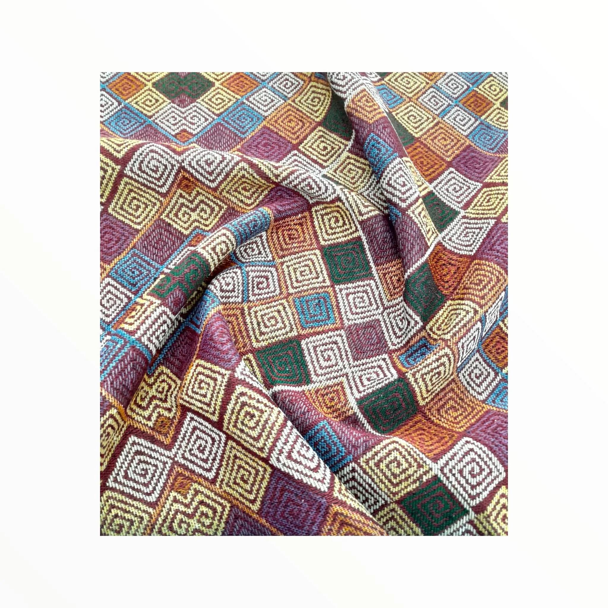 Upholstery Barcelona Tapestry Fabric Triangles 140 cm