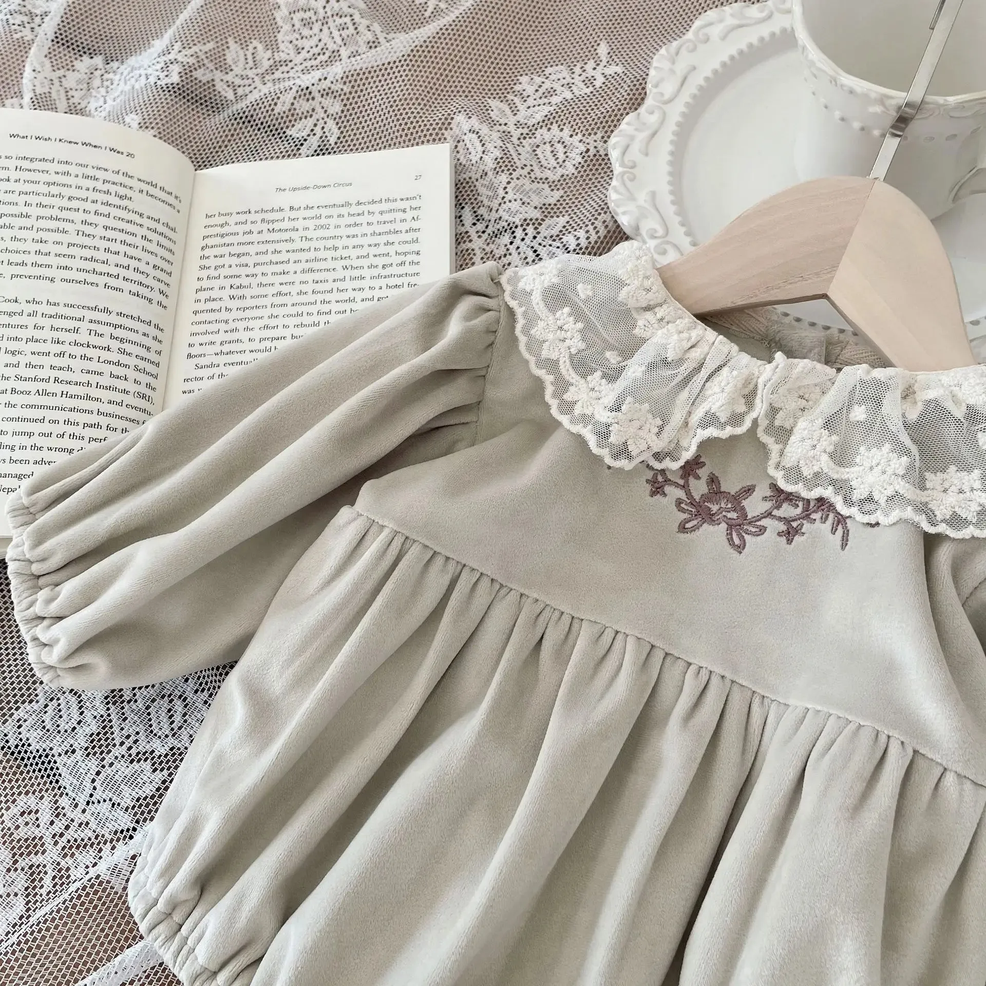 Velvet Lace Romper