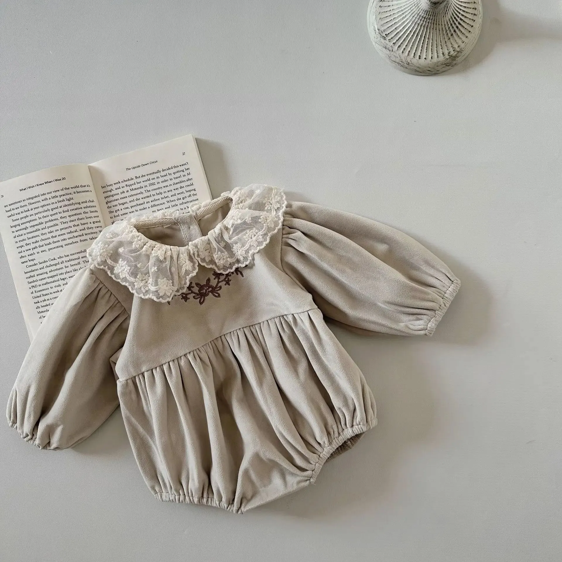 Velvet Lace Romper