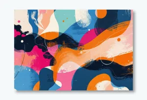 Vibrant Echoes of 1989 Wall Art Poster