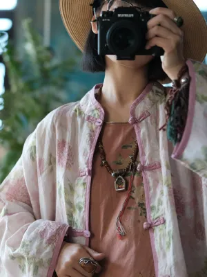 Vintage Floral Wind Jacket