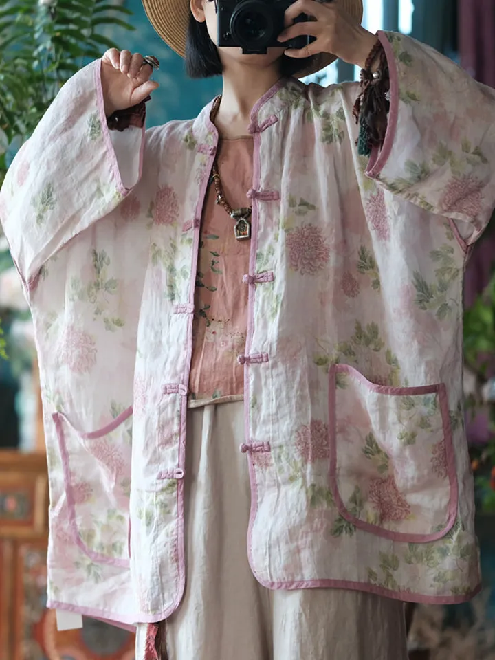 Vintage Floral Wind Jacket