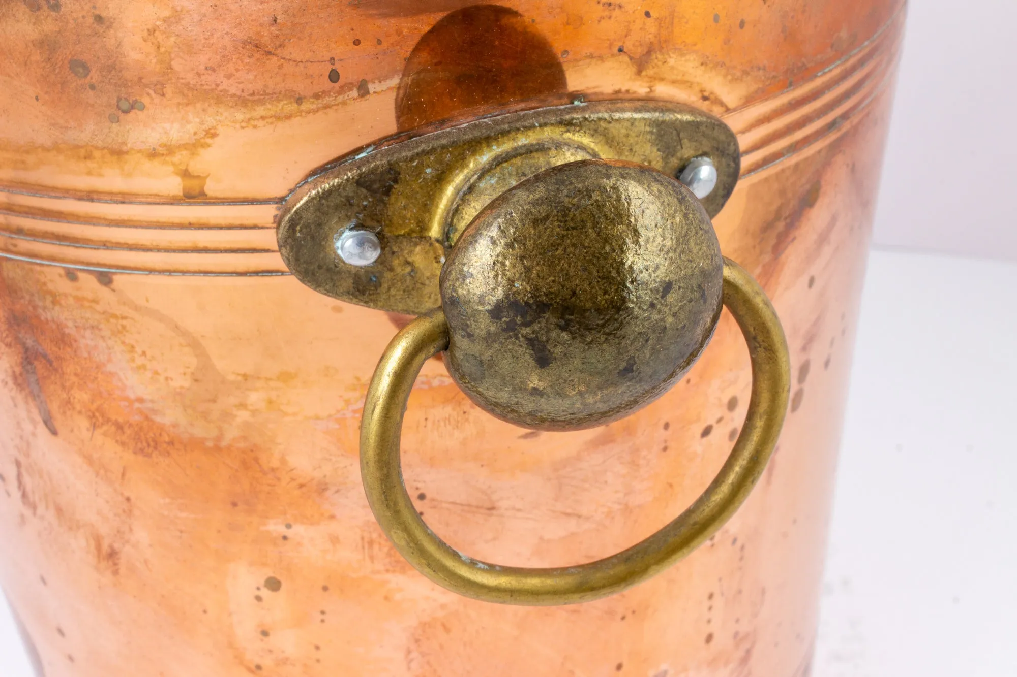 Vintage French Copper Ice Bucket