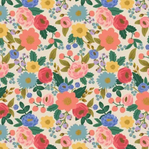 Vintage Garden Vintage Blossom in Cream Metallic by Rifle Paper Co