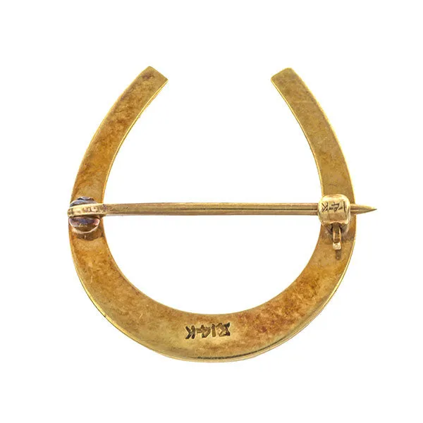 Vintage Horse Shoe Pin