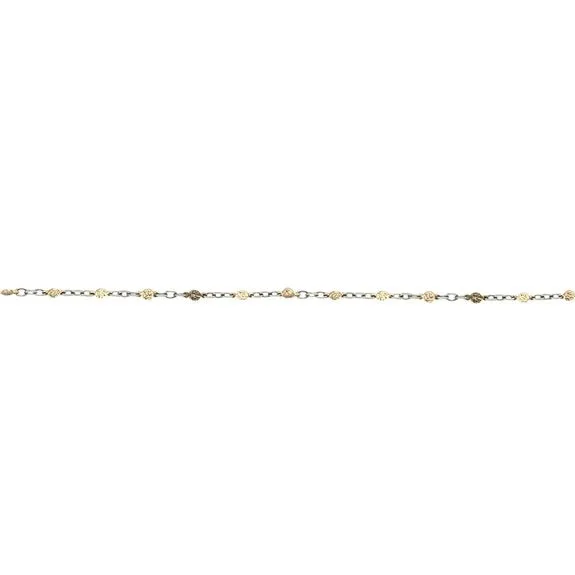 Wayfinder Chain - Sterling Silver & Brass - 32 Inch