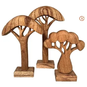 Wood Trees - Natural