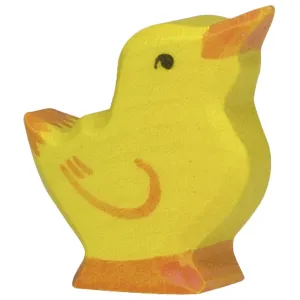 Wooden Toys Chick, Head Raised