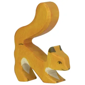 Wooden Toys Squirrel, Orange