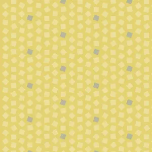 Yellow Square Confetti Sweet Ride by Laundry Basket for Andover Prints by the YARD 3200
